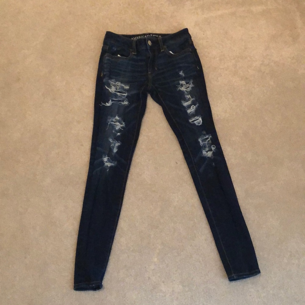 American Eagle ripped jeans